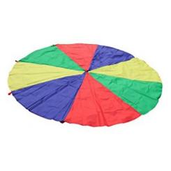 Paracaidas AMAYA de nylon con 20 asas colores del parchis 6 m