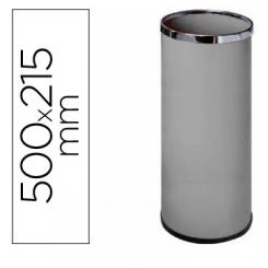 Paraguero metalico SIE 301 Gris aros cromado 50x21,5 cm.