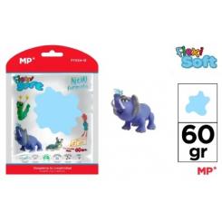 Pasta de moldear MP FLEXI SOFT 60 grs, color azul