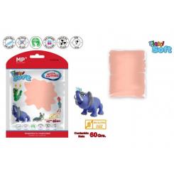 Pasta de moldear MP FLEXI SOFT 60 grs, color carne