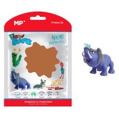 Pasta de moldear MP FLEXI SOFT 60 grs, color marrón