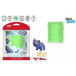 Pasta de moldear MP FLEXI SOFT 60 grs, color verde claro