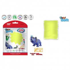 PASTA MODELAR MP 60gr AMARILLO NEON