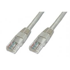 Digitus Patch Cable, UTP, CAT5E 1.0m cable de red 1 m Gris