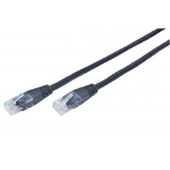 GEMBIRD Patch Cord Cat.5e UTP 0.25m cable de red Negro 0,25 m Cat5e U/UTP (UTP)