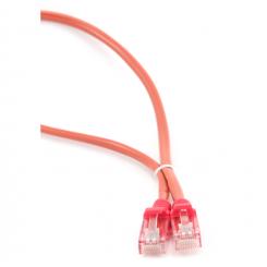 GEMBIRD Patch Cord Cat.5e UTP 0.25m cable de red Rojo 0,25 m Cat5e U/UTP (UTP)