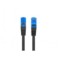 Lanberg PCF6A-10CC-0100-BK cable de red Negro 1 m Cat6a S/FTP (S-STP)