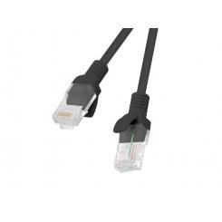 Lanberg PCU6-10CC-0050-BK cable de red Negro 0,5 m Cat6 U/UTP (UTP)