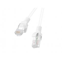 Lanberg PCU6-10CC-0100-W cable de red Blanco 1 m Cat6 U/UTP (UTP)