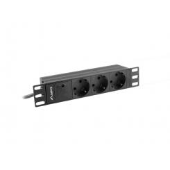 Lanberg PDU-03F-0200-IEC-BK unidad de distribución de energía (PDU) 1U