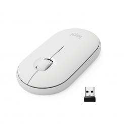 Logitech Pebble M350 ratón Ambidextro RF Wireless + Bluetooth Óptico 1000 DPI