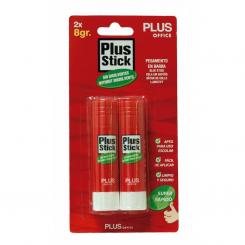 Pegamento Barra Plus Pequeña 8 gr en blíster 2 uds