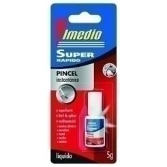 Pegamento Instantaneo  Imedio Super Rapido Adhesivo Pincel 5Gr