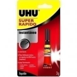 Pegamento Instantaneo Uhu 3Ml (Blister)