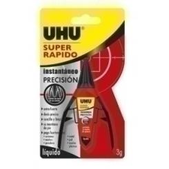 Pegamento Instantaneo  Uhu Super Rapido Precision