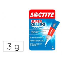 Pegamento loctite 3 gr adhesivo instantaneo gel reposicionable.