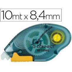 Pegamento Q-CONNECT roller compact removible 6,5 mm de ancho x 10 mt unidad