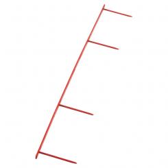 Peines GBC 4 púas (Caja 25) , rojo , para VELOBIND