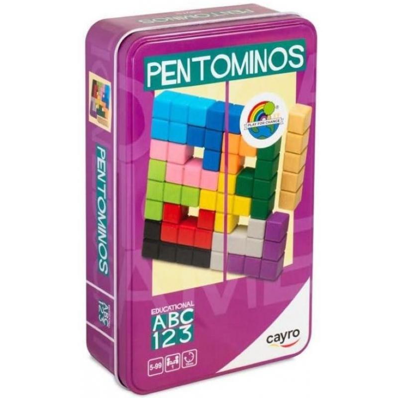 Pentominos Metal Box (Tetris)