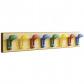 Perchero pared Infantil Tagar 273 8 colgadores de colores