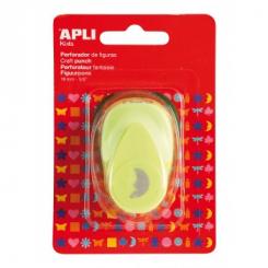 APLI Perforadora Papel Luna Verde       16mm