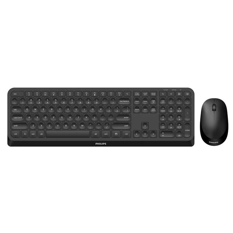 philips-3000-series-spt6307b-26-teclado-raton-incluido-universal-rf-inalambrico-qwertz-aleman-negro