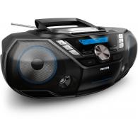 Philips AZB798T/12 sistema estéreo portátil Analógico y digital 12 W DAB, DAB+, FM Negro Reproducción MP3
