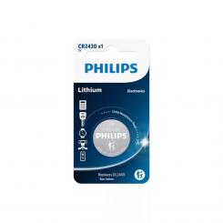 PHILIPS pila botón litio CR2430 3V blister*1