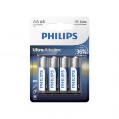 Philips Ultra Alkaline Pila AA LR6 Blister*4