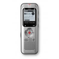 Philips Voice Tracer DVT2015 dictáfono Memoria interna y tarjeta de memoria Plata