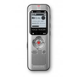 Philips Voice Tracer DVT2015 dictáfono Memoria interna y tarjeta de memoria Plata