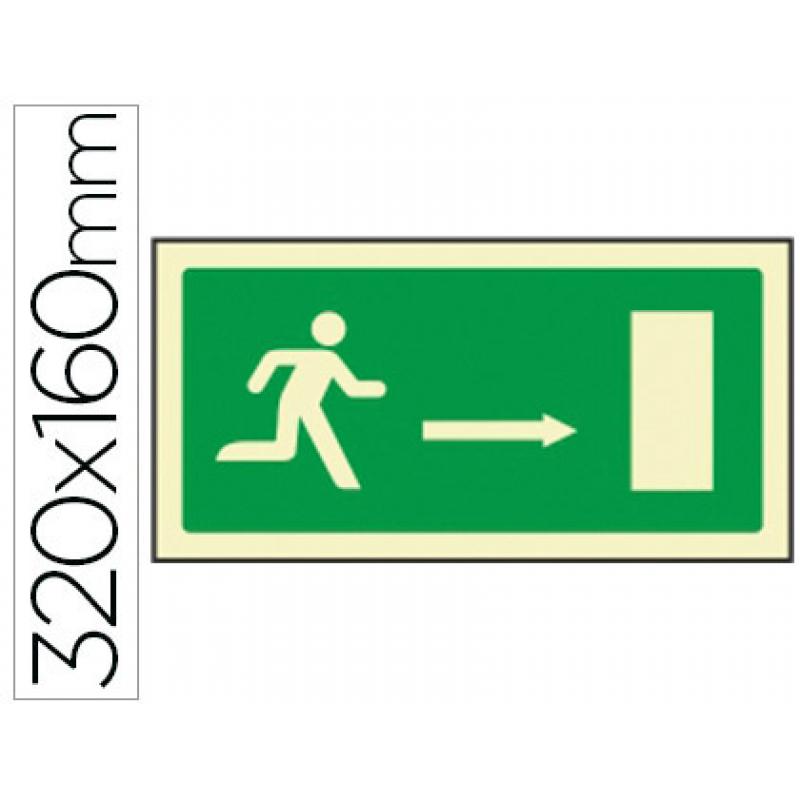 pictograma-syssa-senal-de-salida-emergencia-flecha-derecha-en-pvc-fotoluminiscente-320x160-mm