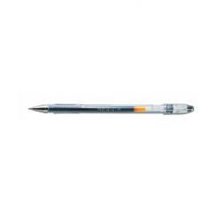 PILOT Boligrafo G-1 05 Negro con tinta Gel Brillante, punta bola 0,5 mm, trazo 0,3 mm