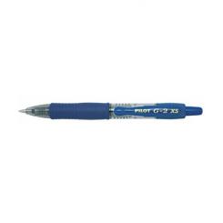 PILOT Bolígrafo G-2 PIXIE Azul , Retráctil , 0,7 mm, trazo 0,4 mm