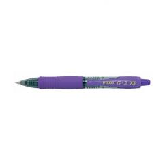 PILOT Bolígrafo G-2 PIXIE Violeta , Retráctil , 0,7 mm, trazo 0,4 mm