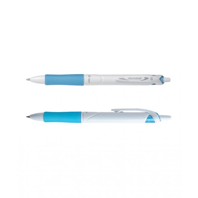 pilot-boligrafo-retractil-10-mm-trazo-04-mm-acroball-white-azul-claro-begreen