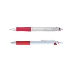 PILOT Bolígrafo Retráctil  1,0 mm, trazo 0,4 mm Acroball White Rojo Begreen