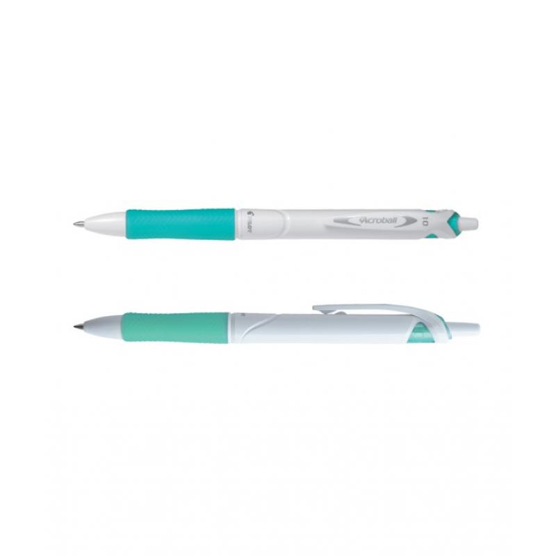 pilot-boligrafo-retractil-10-mm-trazo-04-mm-acroball-white-verde-begreen