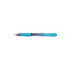 PILOT Bolígrafo Retráctil con tinta base aceite Super Grip Azul Claro