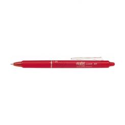 PILOT Bolígrafo Retráctil tinta borrable FRIXION CLICKER Rojo