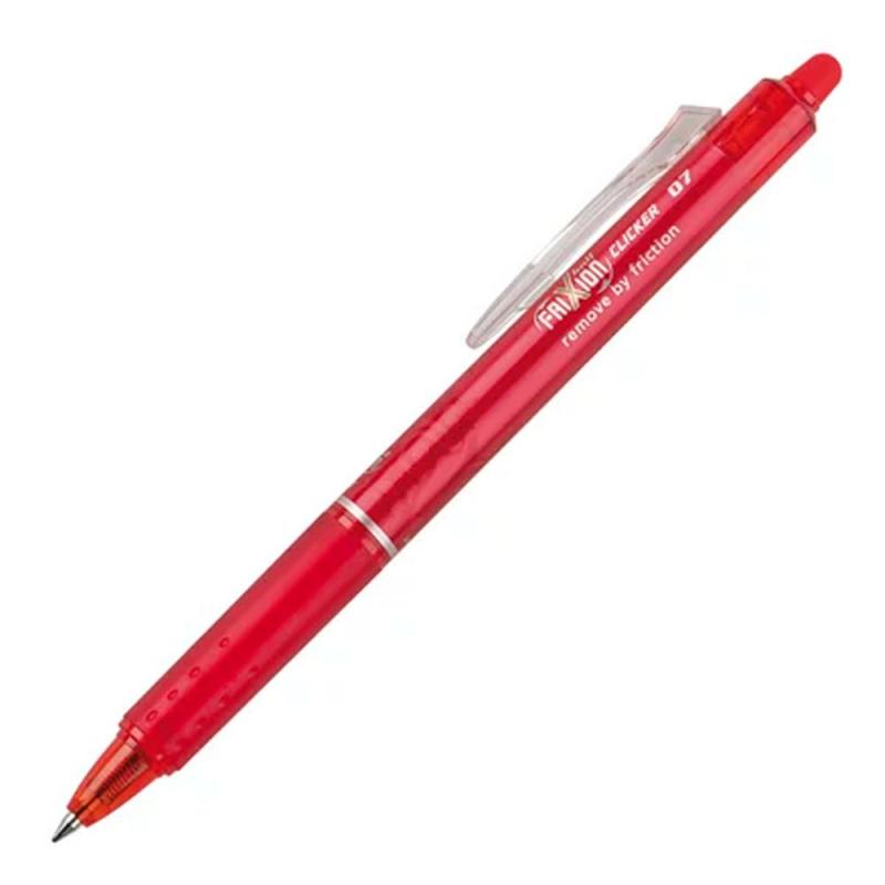 PILOT Bolígrafo retráctil tinta borrable FRIXION POINT Clicker Rojo