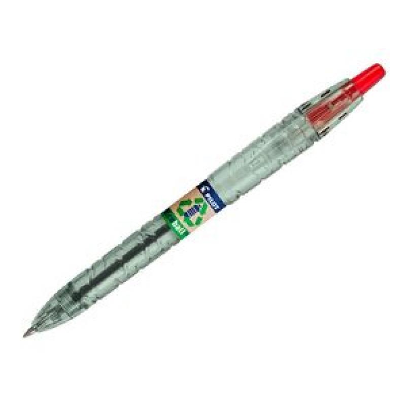 PILOT Ecoball Bolígrafo Retráctil Base Aceite 1.0 mm Rojo