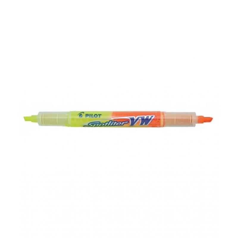 pilot-fluorescente-de-tinta-liquida-2-colores-spotliter-vw-amarillo-naranja