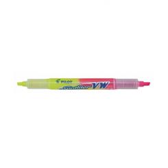 PILOT Fluorescente de tinta líquida 2 Colores Spotliter VW Amarillo Rosa