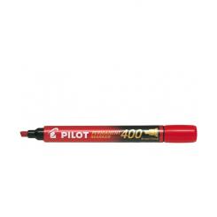 PILOT Marcador Permanente Punta Biselada SCA-400 Rojo