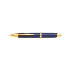 PILOT Pluma CAPLESS con plumín en oro rodiado 18q Retráctil 1500 Décimo Azul OSCuro Fino