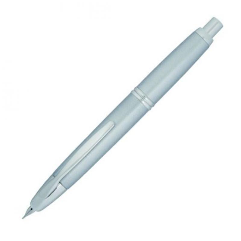 PILOT Pluma CAPLESS con plumín en oro rodiado 18q Retráctil 1500 Décimo Gris Acero Fino
