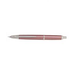 PILOT Pluma CAPLESS con plumín en oro rodiado 18q Retráctil 1500 Décimo Rosa Champán Fino