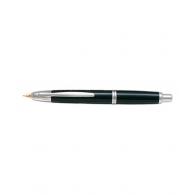 PILOT Pluma CAPLESS con plumín en oro rodiado 18q Retractil 1500 Negra F Rodio