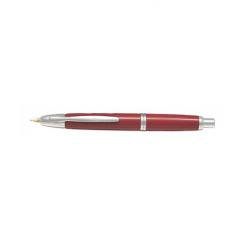 PILOT Pluma CAPLESS con plumín en oro rodiado 18q Retractil 1500 Roja F Rodio